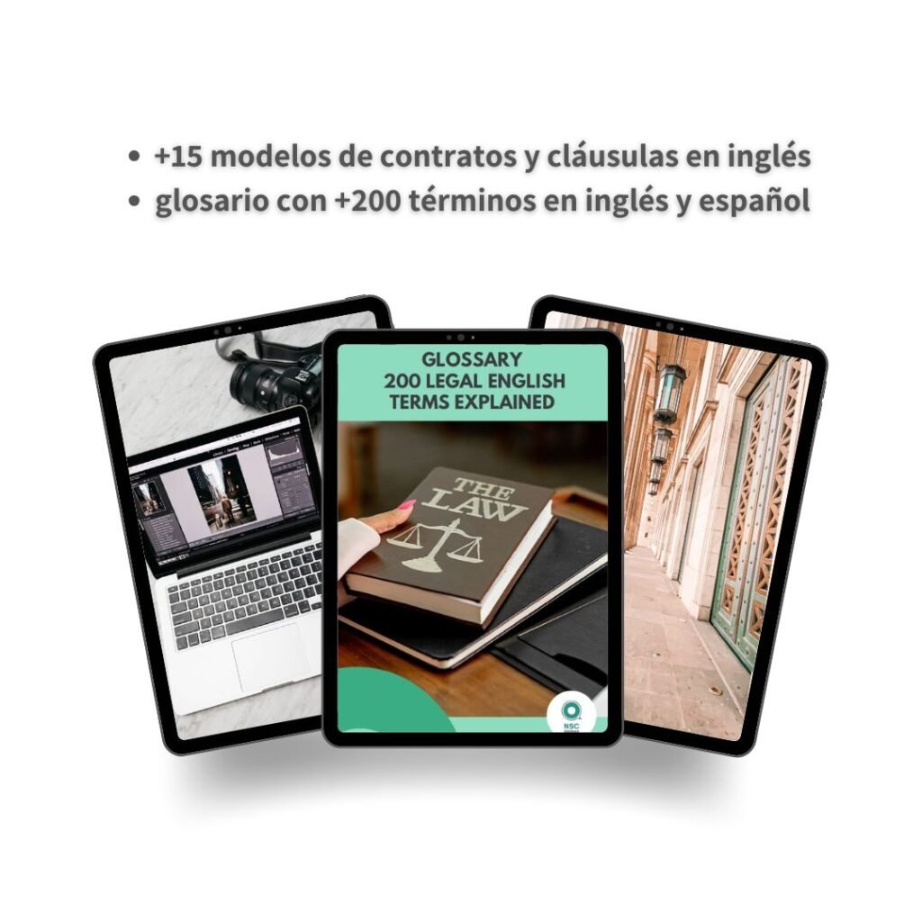 inglés jurídico contratos